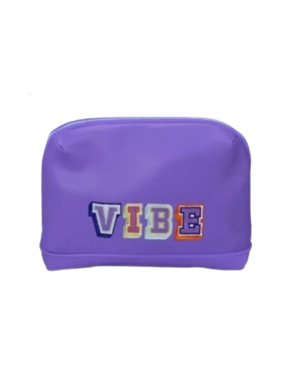 heyday Purple Tech Pouch with Teal Zipper